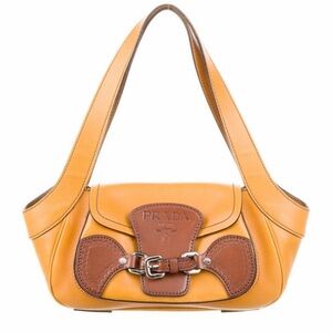 Prada Vitello Cucio Shoulder Bag